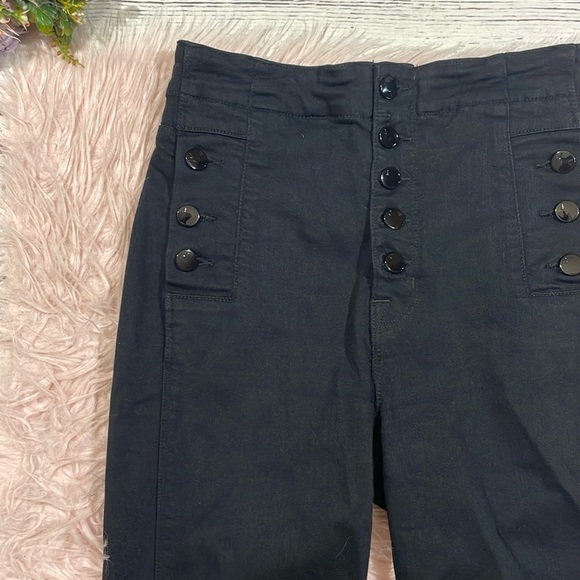 J Brand Natasha Sky Skinny High Rise Jeans in Seriously Black - Picture 9 of 13